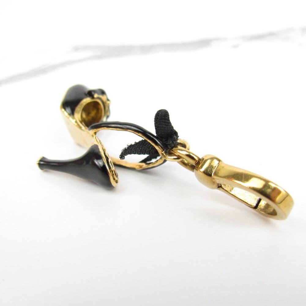 Juicy Couture Blcak Heel Evening Shoe Charm - Picture 4 of 6